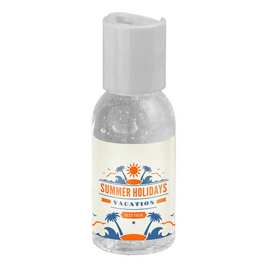 Full Color 1 oz. Aloe Vera Gel in White