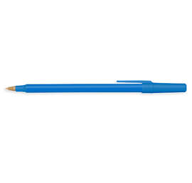 BIC Antimicrobial Round Stic Pen (black ink) - Color: Blue / Blue