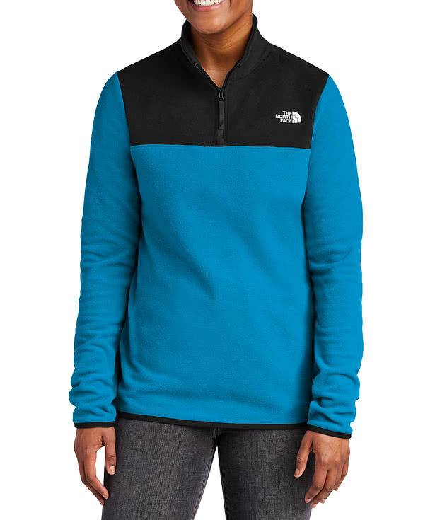 The North Face Women's Glacier Recycled Quarter Zip Fleece Pullover - Printed