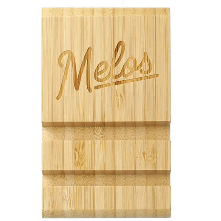 Full Color Estand Bamboo Phone and Tablet Stand in Natural