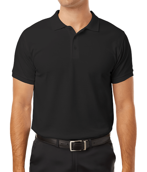 AllPro Blended Pique Polo - Embroidered in Black
