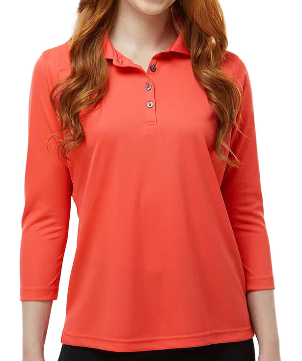Paragon Women's Lady Palm 3/4 Sleeve Performance Polo