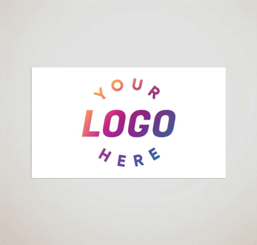 Full Color 10 Mil Solid Business Card Magnet in White