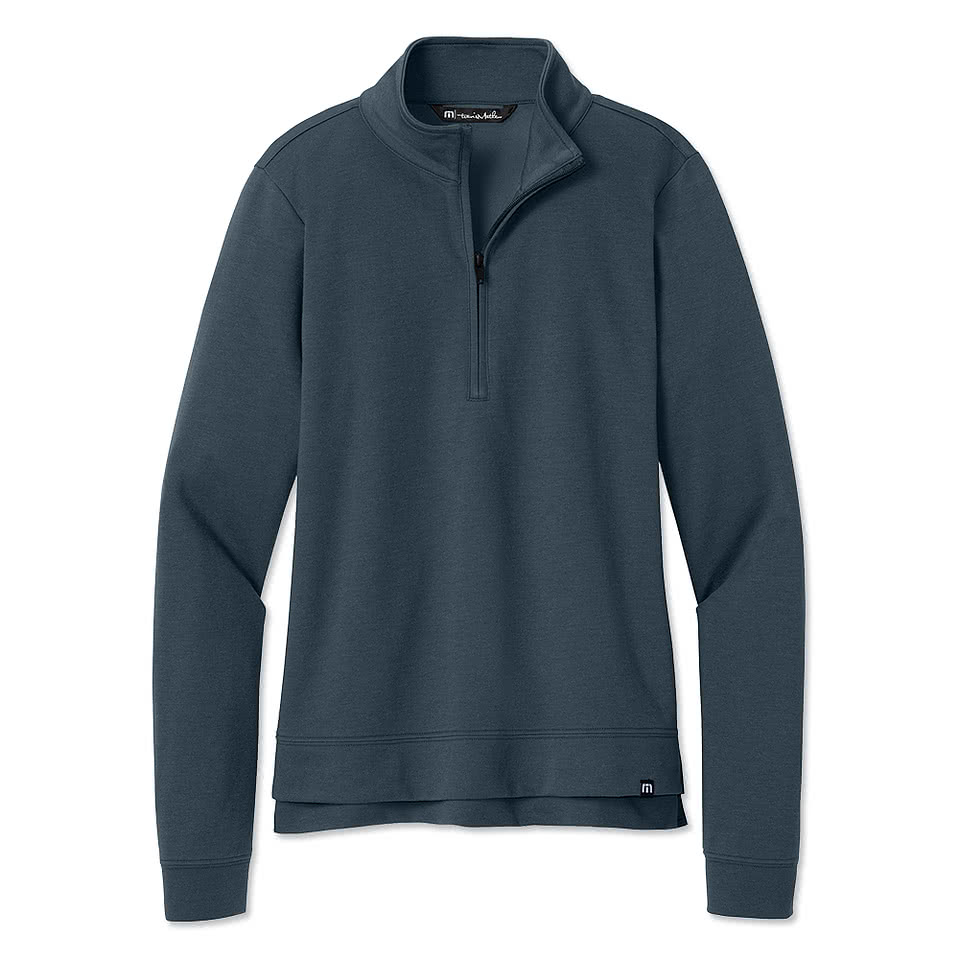 TravisMathew Women's Coveside Lightweight Quarter Zip Sweatshirt