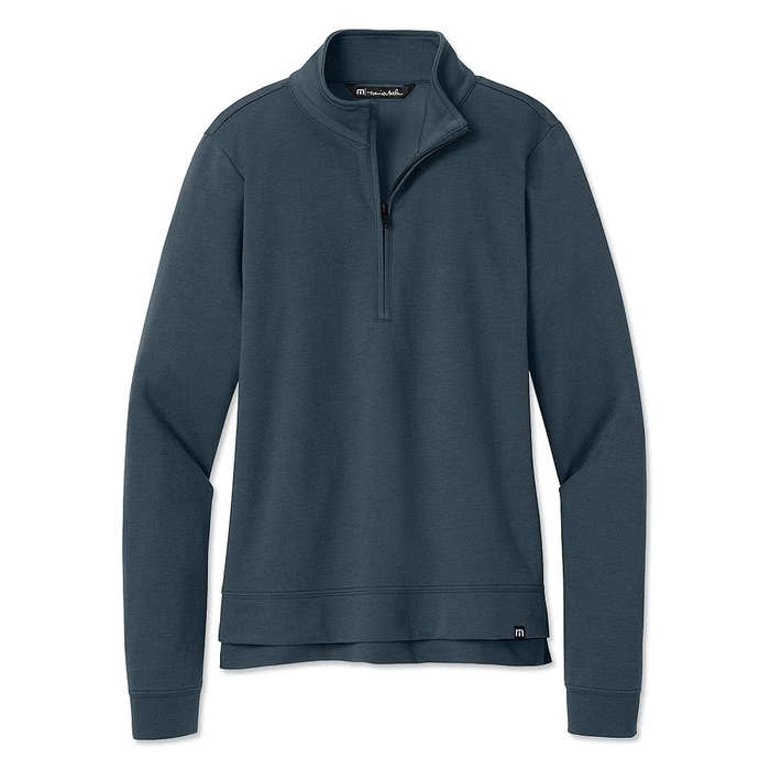 TravisMathew Women's Coveside Lightweight Quarter Zip Sweatshirt