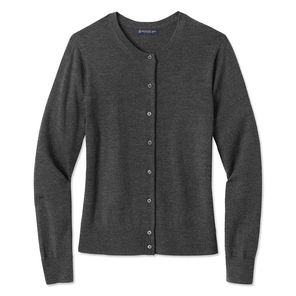 Brooks Brothers Women’s Merino Wool Button-Front Cardigan