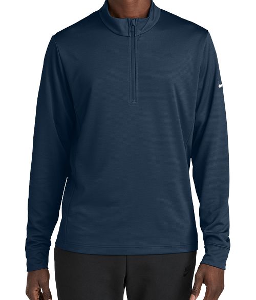Nike Essential Recycled Half Zip Sweatshirt in Navy