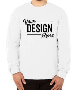 Soffe Military DriRelease Performance Blend Long Sleeve T-shirt - Color: White
