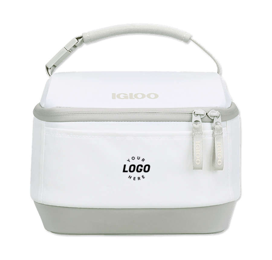 Igloo Day Chiller 6 Can Lunch Bag Cooler in Cloud White