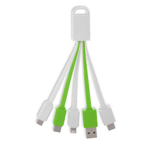5-in-1 Cosmo Charging Buddy in White / Green