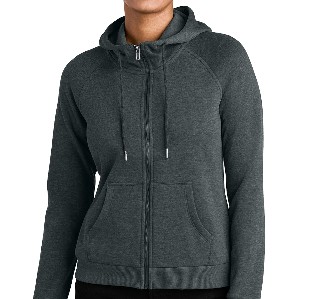 Allmade Women's Organic Jersey Blend Fleece Zip Hoodie-default