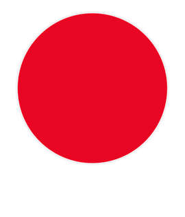 Full Color 2 in. Outdoor Circle Roll Labels (500 per roll) - Color: Red