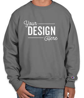 Champion Heavyweight Reverse Weave Crewneck Sweatshirt - Color: Stone Grey