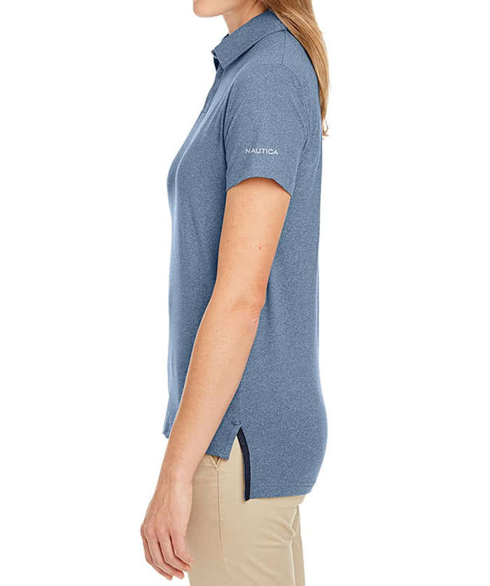 Nautica Women's Saltwater UPF 40 Performance Polo