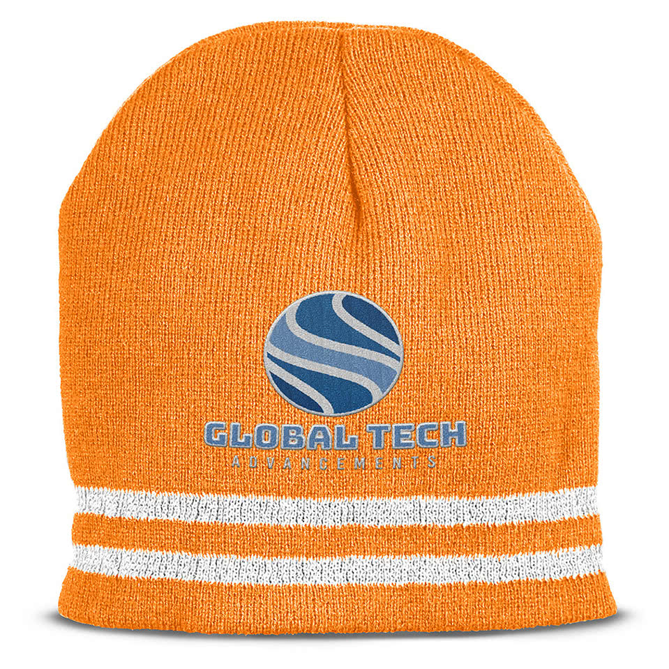 Reflective Acrylic Knit Beanie