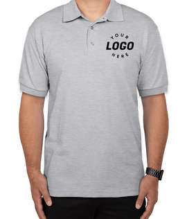 Gildan DryBlend 50/50 Jersey Polo - Color: Ash