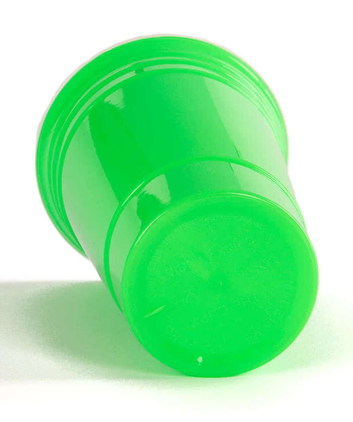 Choice 16 oz. Green Plastic Cup - 50/Pack