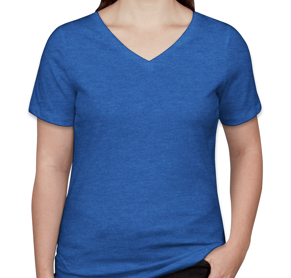 Bella + Canvas Women's Tri-Blend V-Neck T-shirt-default