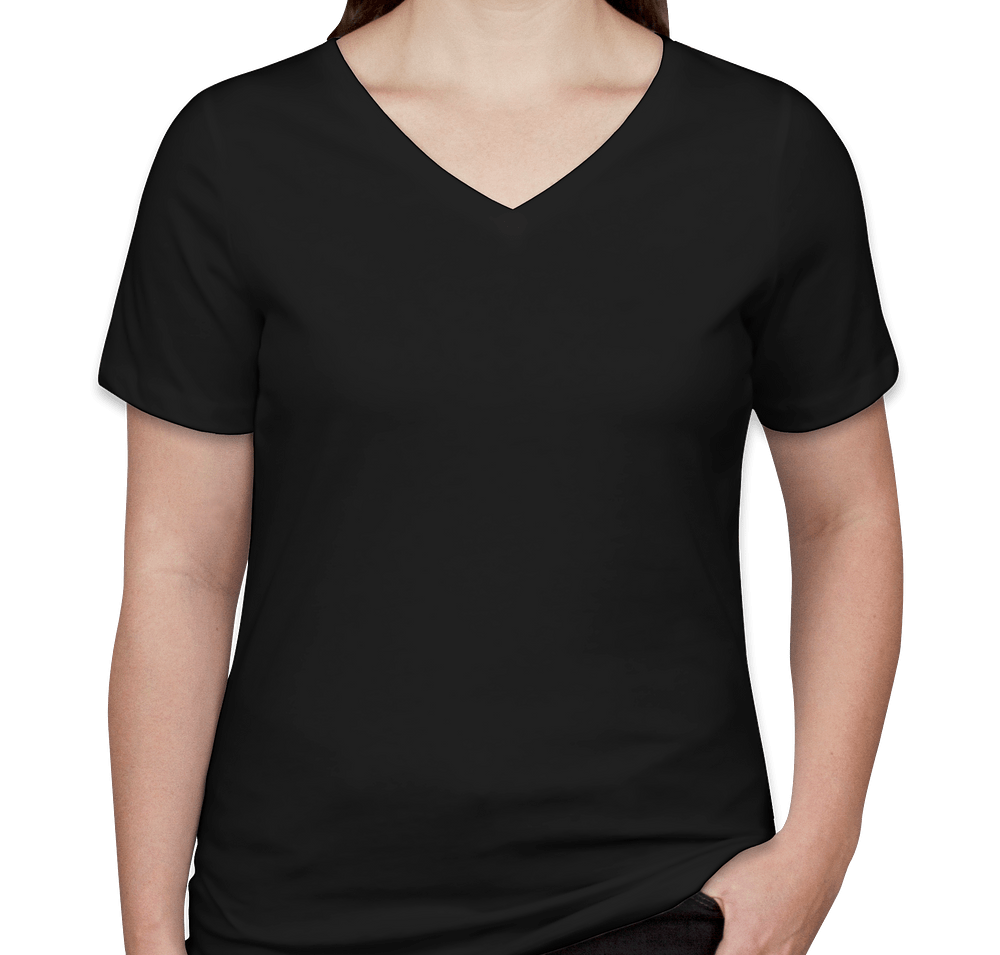 Bella + Canvas Women's Tri-Blend V-Neck T-shirt-default