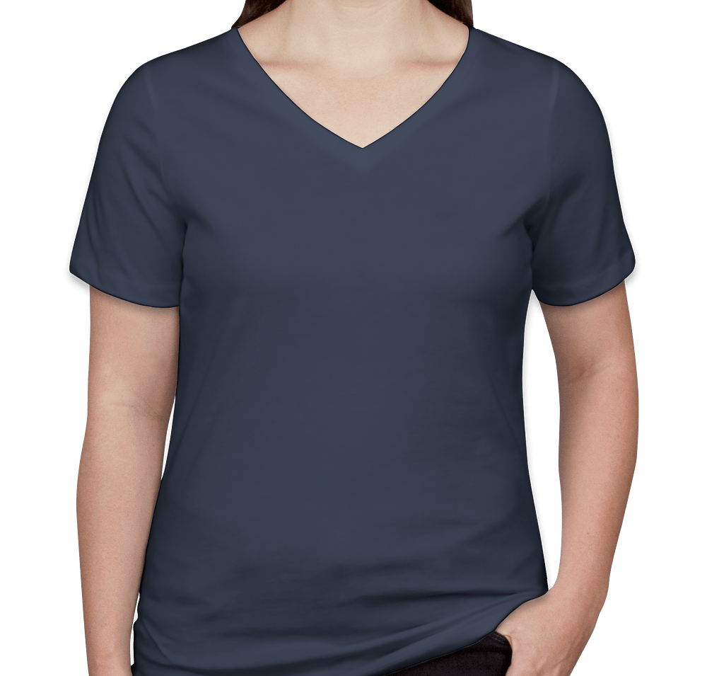 Bella + Canvas Women's Tri-Blend V-Neck T-shirt-default