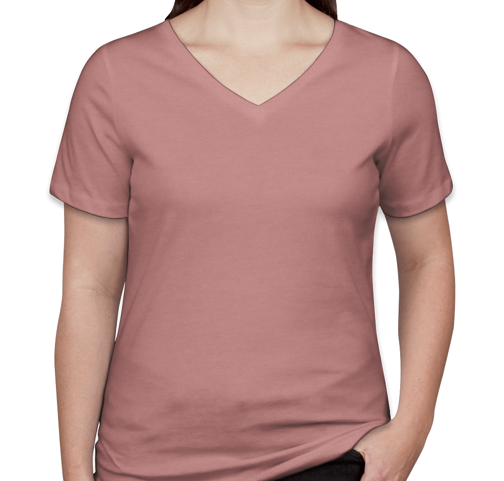 Bella + Canvas Women's Tri-Blend V-Neck T-shirt-default