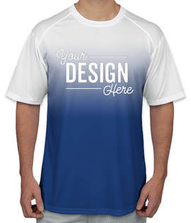 Badger Ombre Performance Shirt - Color: Royal Ombre