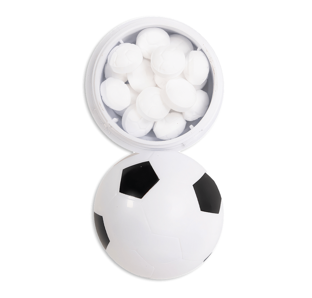 Full Color Soccer Ball Shaped Mint Container-default