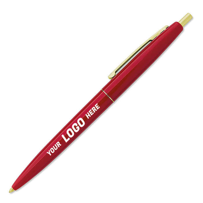 Clic Gold Trim Ballpoint Pen (blue ink)