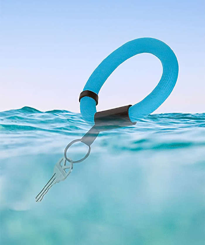 Floating Foam Wristband Keychain