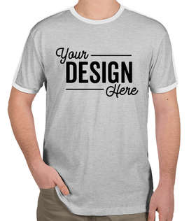 LAT Retro Ringer T-shirt - Color: Heather / White