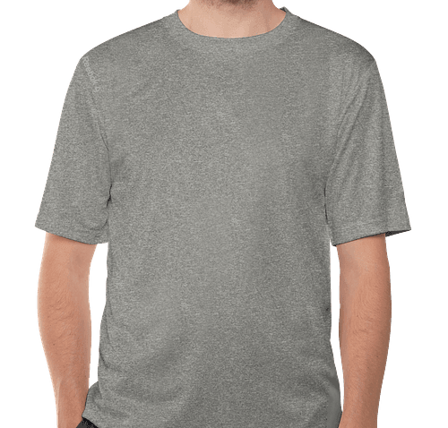 Custom Reebok Heather Performance Shirt Design Short Sleeve