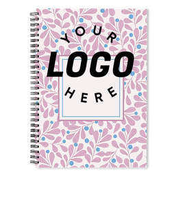 Fig Leaf JournalBooks ® Spiral Notebook - Color: Pink