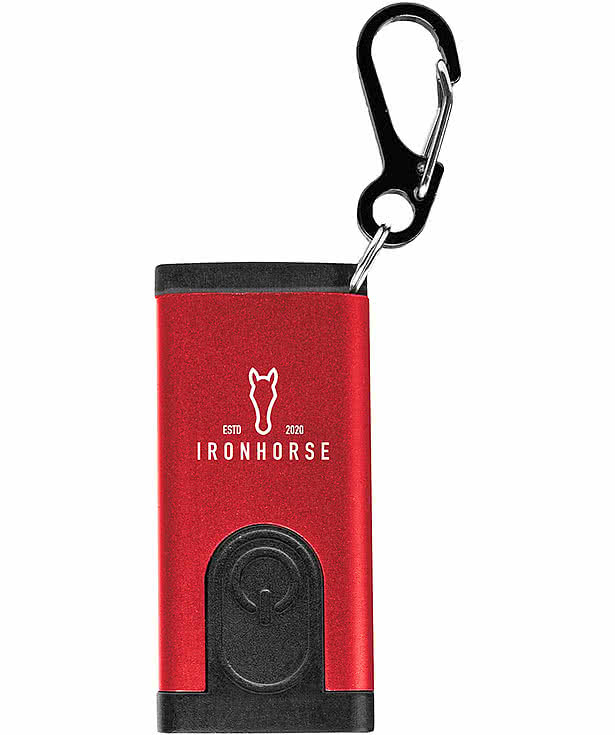 Slim Rechargeable COB Flashlight Keychain