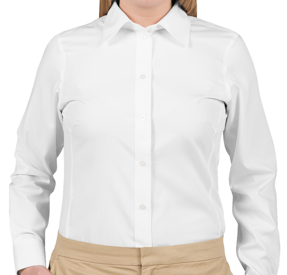 Devon & Jones Women's Solid Dress Shirt-default