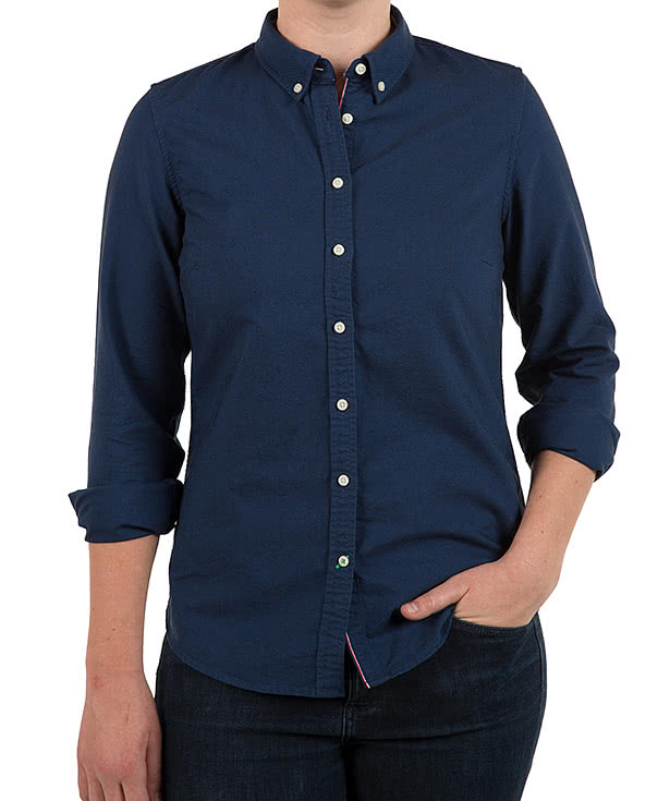 Tommy Hilfiger Women's New England Solid Oxford Shirt