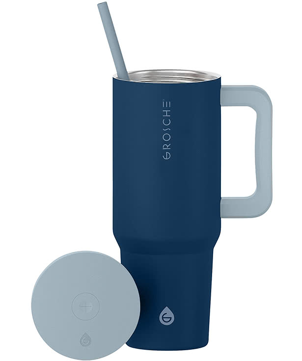 Grosche Laser Engraved 40 oz. Aspen Insulated Stainless Steel Tumbler