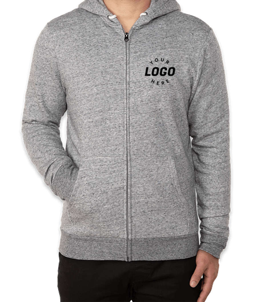 Old Navy Classic Fleece Zip Hoodie in Heather Grey