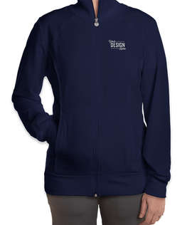 Cherokee Women's Infinity Full Zip Warm-Up Scrub Jacket - Color: Navy