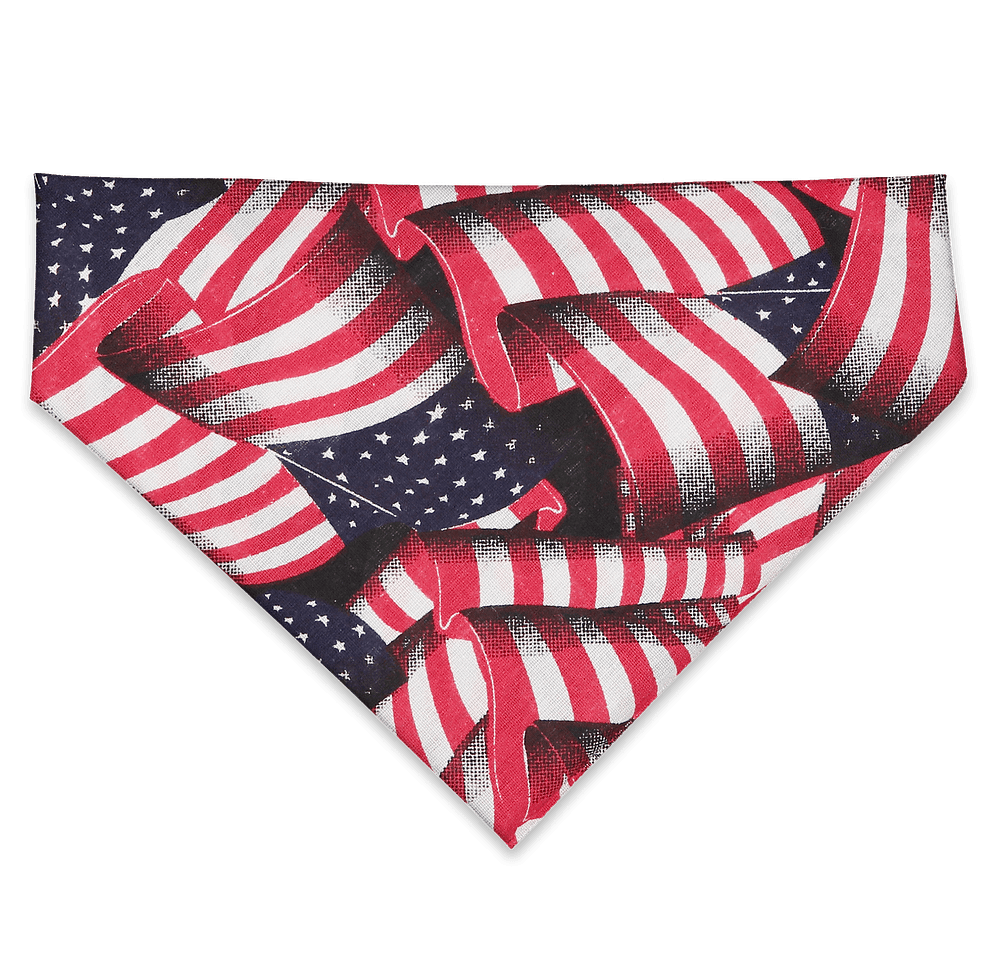 Doggie Skins USA-Made 100% Cotton Pet Bandana (Corner Design)-default