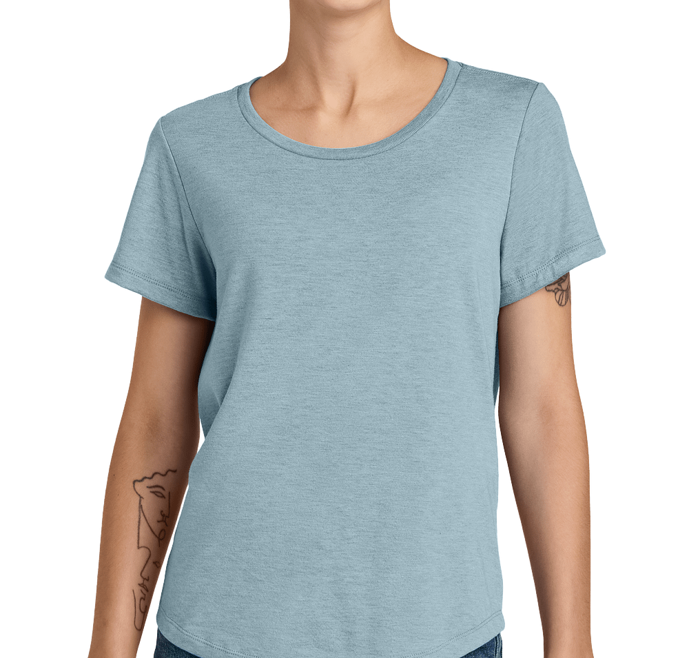 Allmade Women’s Tri-Blend Scoop Neck T-shirt-default