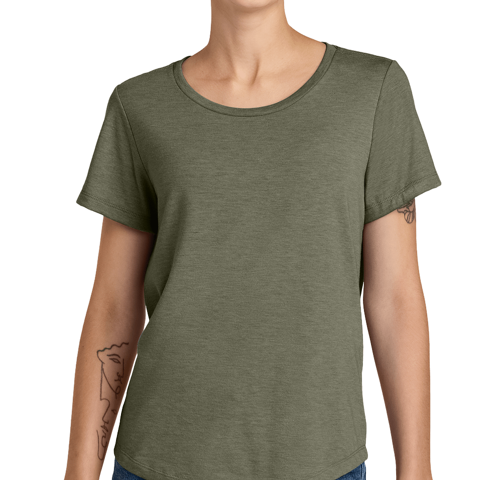 Allmade Women’s Tri-Blend Scoop Neck T-shirt-default