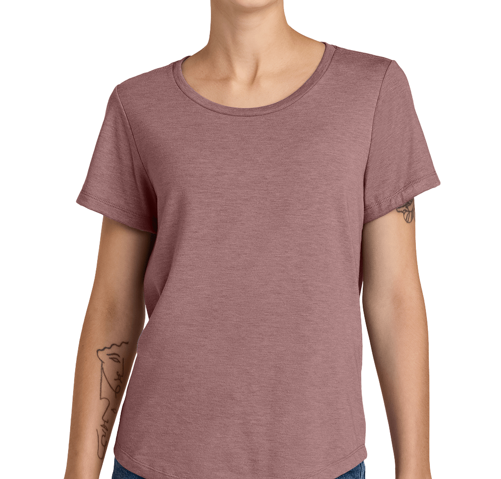 Allmade Women’s Tri-Blend Scoop Neck T-shirt-default