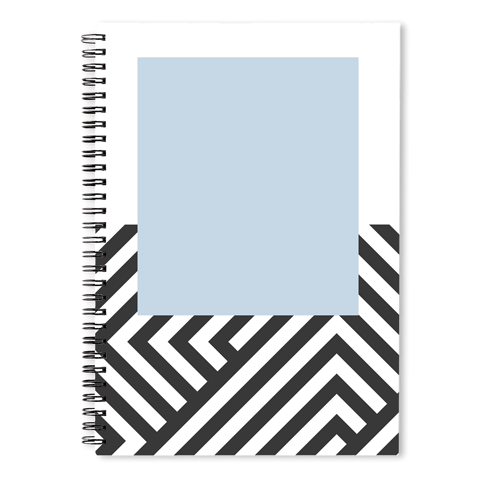 Zig-Zag JournalBooks ® Spiral Notebook-default