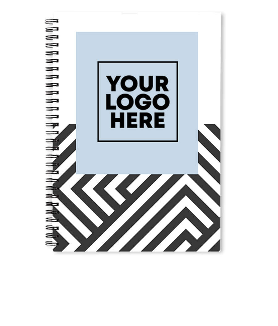 Zig-Zag JournalBooks ® Spiral Notebook in Blue