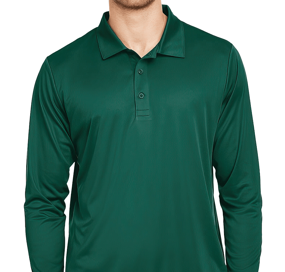 Team 365 Zone UPF 40+ Long Sleeve Performance Polo-default