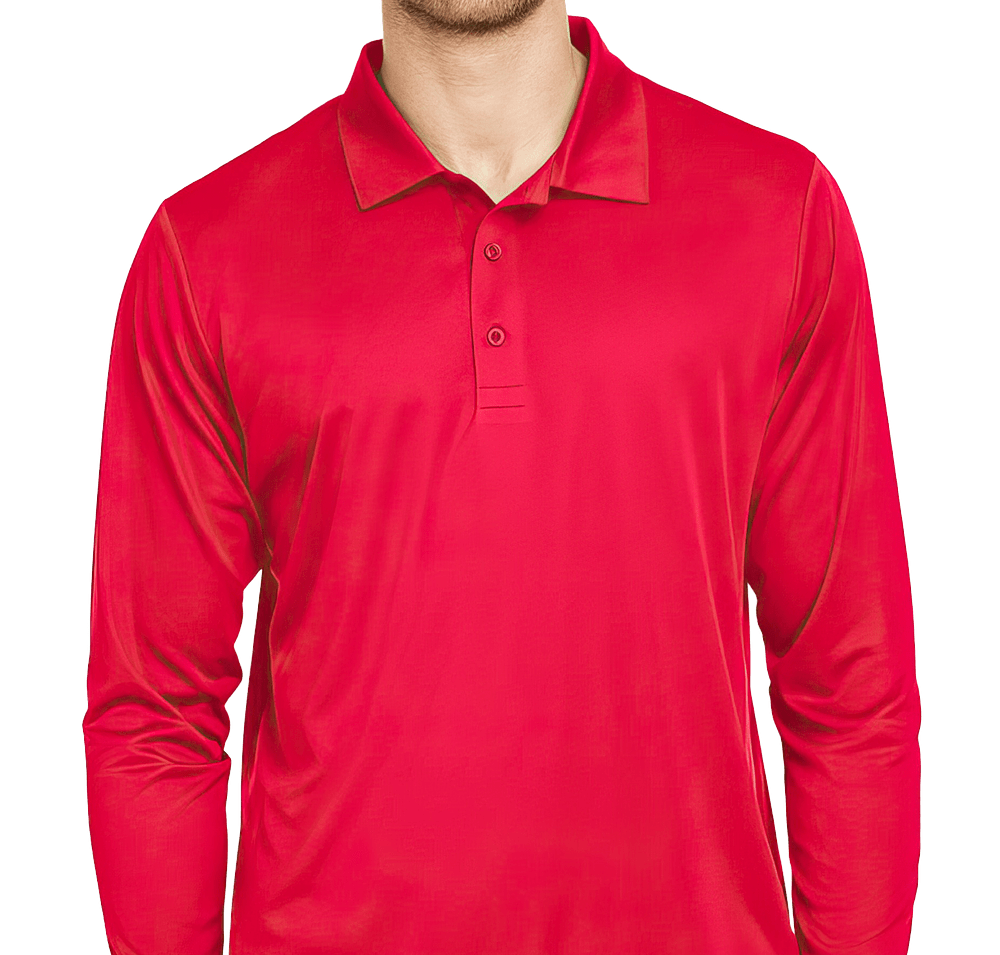 Team 365 Zone UPF 40+ Long Sleeve Performance Polo-default