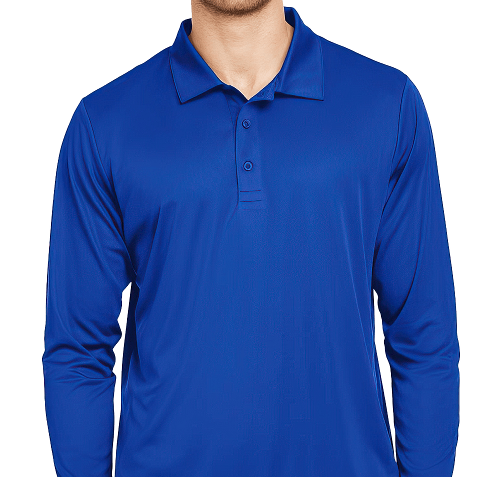 Team 365 Zone UPF 40+ Long Sleeve Performance Polo-default