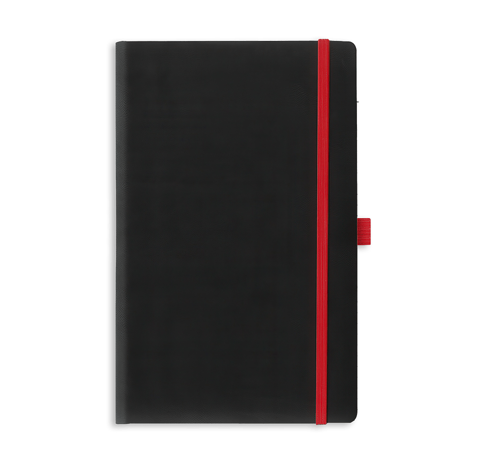 Castelli Debossed Tucson Edge Medio Lined Hard Cover Notebook-default