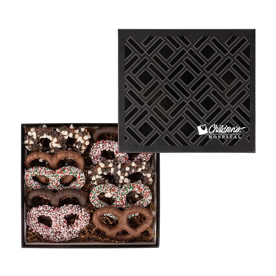 Holiday Premier Chocolate Pretzel Deluxe Gift Box