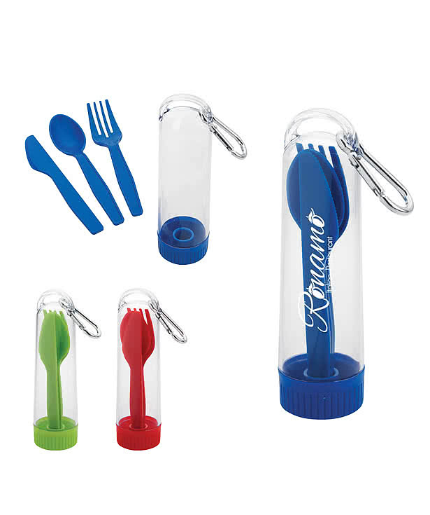 Utensil Kit with Carabiner